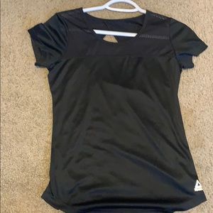 Marshall’s black satin workout top